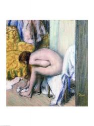 After the Bath, Woman Drying her Left Foot, 1886 | Obraz na stenu