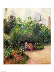 A Corner of the Garden at the Hermitage, Pontoise, 1877 | Obraz na stenu