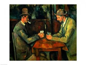 The Card Players 1890-95 | Obraz na stenu