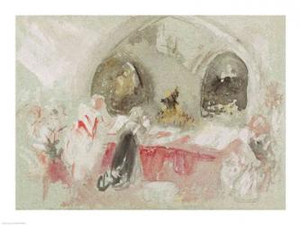 Service in the chapel at Petworth, 1830 | Obraz na stenu