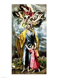 St. Joseph and the Christ Child | Obraz na stenu