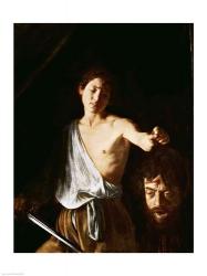 David with the Head of Goliath, 1606 | Obraz na stenu