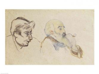 Portrait of Pissarro by Gauguin and Portrait of Gauguin by Pissarro | Obraz na stenu