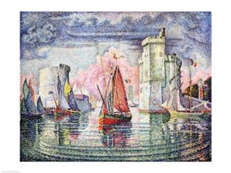 The Port at La Rochelle, 1921 | Obraz na stenu