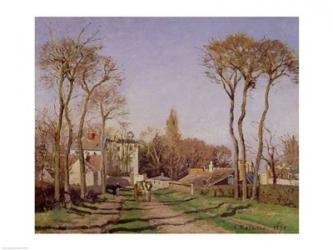 Entrance to the Village of Voisins, Yvelines, 1872 | Obraz na stenu