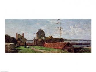 The Francois Ier Tower at le Havre, 1852 ( | Obraz na stenu