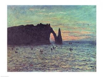 The Hollow Needle at Etretat, 1883 | Obraz na stenu