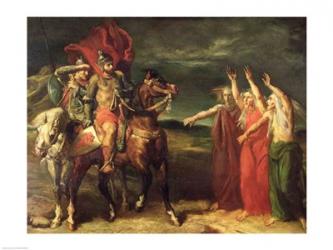 Macbeth and the Three Witches, 1855 | Obraz na stenu