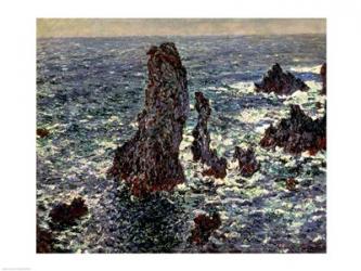 The Rocks at Belle Ile, 1886 | Obraz na stenu