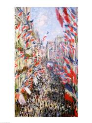 The Rue Montorgueil, Paris, Celebration of June 30, 1878 | Obraz na stenu