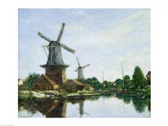 Dutch Windmills, 1884 | Obraz na stenu