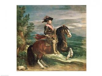 Equestrian Portrait of Philip IV | Obraz na stenu