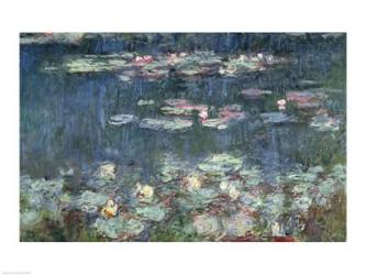 Waterlilies: Green Reflections, 1914-18 | Obraz na stenu