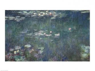 Waterlilies: Green Reflections, 1914-18 | Obraz na stenu