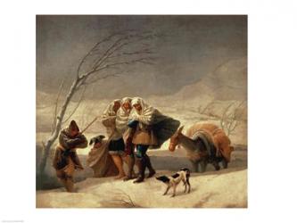 The Snowstorm, 1786-87 | Obraz na stenu