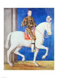 Equestrian Portrait Presumed to be Dauphin Henri II | Obraz na stenu