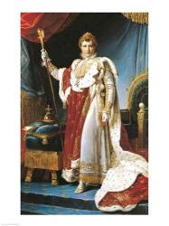 Napoleon I in his coronation robe, c.1804 | Obraz na stenu
