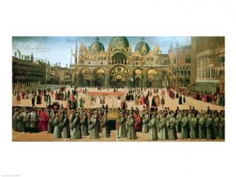 Procession in St. Mark's Square, 1496 | Obraz na stenu