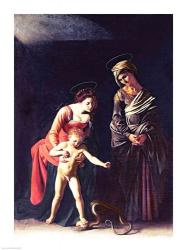 Madonna and Child with a Serpent, 1605 | Obraz na stenu