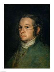 Self portrait with spectacles, c.1800 | Obraz na stenu