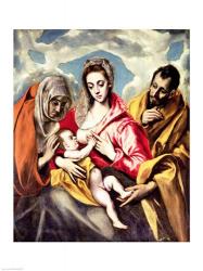 Virgin and Child with SS. Anne and Joseph | Obraz na stenu