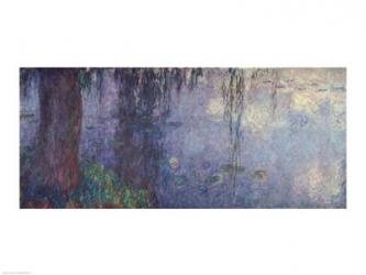 Waterlilies: Morning with Weeping Willows, detail of the left section, 1914-18 | Obraz na stenu