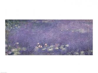 Waterlilies: Morning, 1914-18 (centre left section) | Obraz na stenu