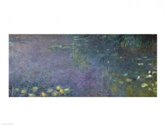 Waterlilies: Morning, 1914-18 (centre right section) | Obraz na stenu