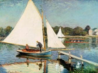 Sailing at Argenteuil, c.1874 | Obraz na stenu