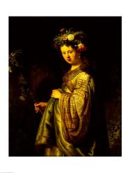 Saskia as Flora, 1634 | Obraz na stenu