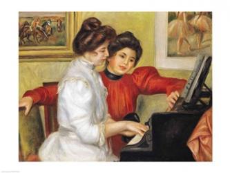 Yvonne and Christine Lerolle at the piano, 1897 | Obraz na stenu