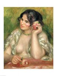 Gabrielle with a Rose, 1911 | Obraz na stenu