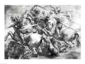 The Battle of Anghiari after Leonardo da Vinci | Obraz na stenu