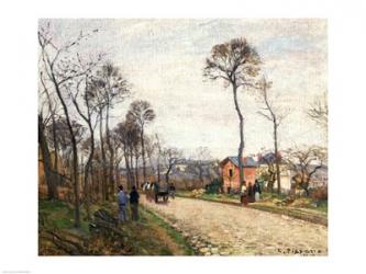 The Road from Louveciennes, 1870 | Obraz na stenu