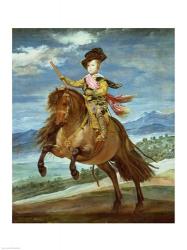 Prince Balthasar Carlos on horseback | Obraz na stenu