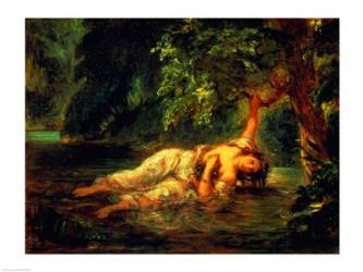 The Death of Ophelia, 1844 | Obraz na stenu