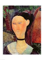 Woman with a Velvet Neckband, c.1915 | Obraz na stenu