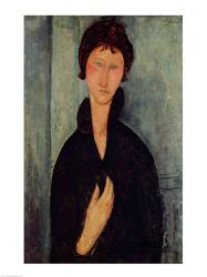 Woman with Blue Eyes, c.1918 | Obraz na stenu