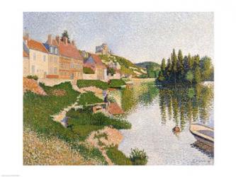 The River Bank, Petit-Andely, 1886 | Obraz na stenu