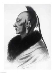 Le Soldat du Chene, an Osage Chief | Obraz na stenu