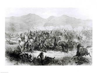 The Indian Battle and Massacre near Fort Philip Kearney | Obraz na stenu