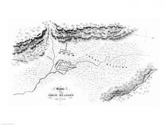 Battle of the Great Meadows, July 3rd 1754 | Obraz na stenu