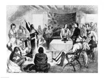 Sitting Bull Council, 1877 | Obraz na stenu