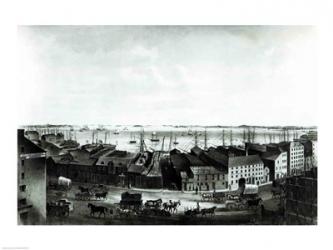 Boston Harbour, 1854 | Obraz na stenu