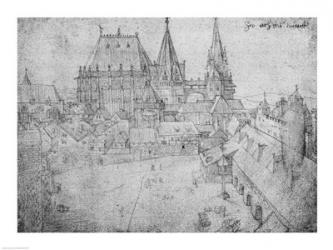 The Minster at Aachen, 1520 | Obraz na stenu