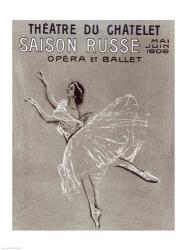 Poster for the 'Saison Russe' at the Theatre du Chatelet, 1909 | Obraz na stenu