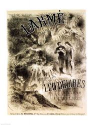 Poster advertising 'Lakme', Opera | Obraz na stenu