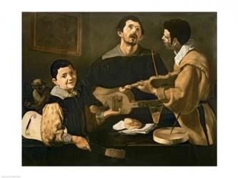 Three Musicians, 1618 | Obraz na stenu