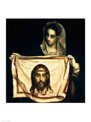 St.Veronica with the Holy Shroud | Obraz na stenu