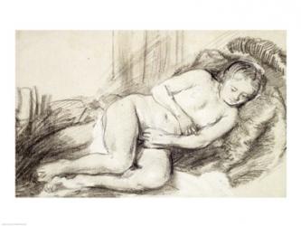 Reclining Female Nude | Obraz na stenu